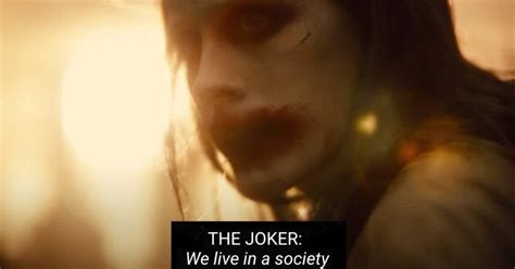 Justice League Snyder Cut Trailer Includes Joker We Live In A Society Meme Laptrinhx News