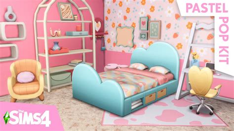 Funky New Furniture The Sims 4 Pastel Pop Kit Build And Buy Overview
