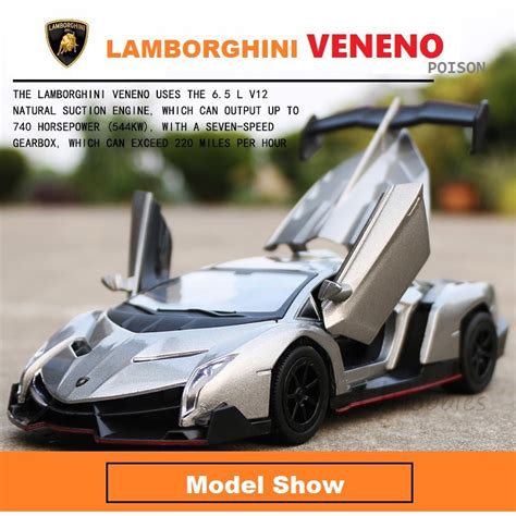 Lamborghini Veneno 129 Scale Diecast Model Toy Car Shopee Malaysia