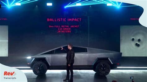 Tesla Cybertruck Event Transcript Elon Musk Unveils Cybertruck Rev Blog