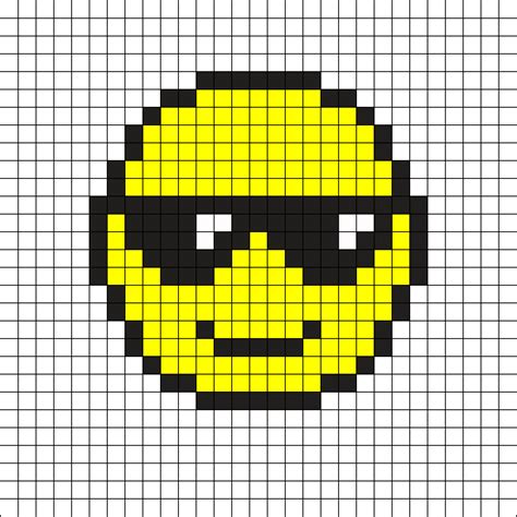 Easy Emoji Pixel Art Grid Download Free Mock Up