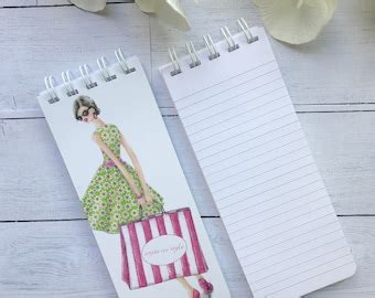 Spiral Notepads To Do Lists Set Of Personalized Note Pads Etsy