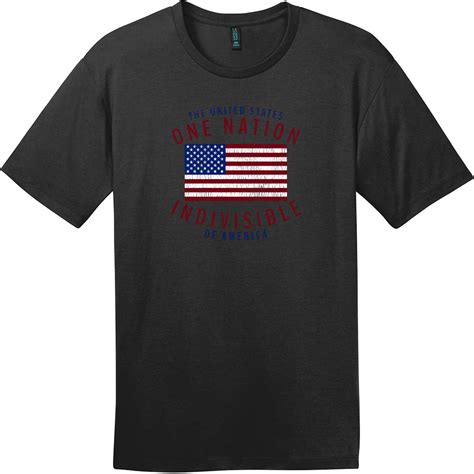 One Nation Indivisible American Flag T Shirt Patriotic T Shirts