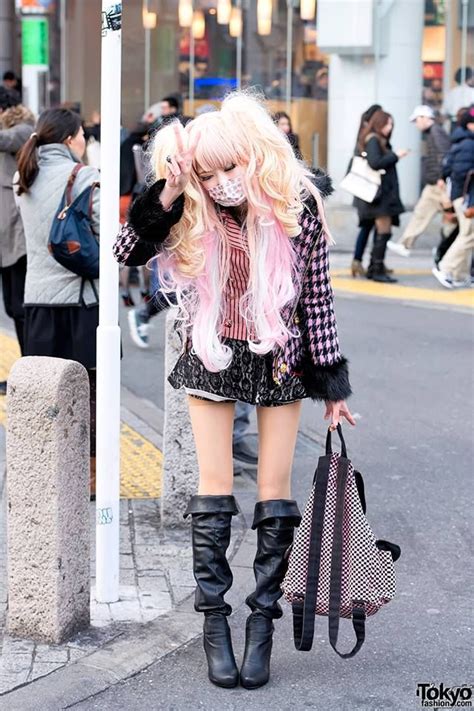 shibuya gyaru w boots and pink hair gyaru fashion tokyo fashion japanese street fashion
