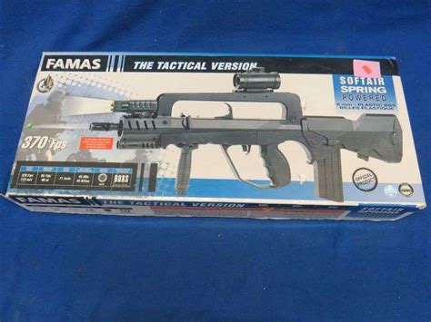 Famas Softair Spring Powered 6mm Plastic Bb Gun Untested Aaa