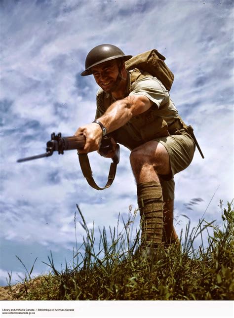 Rare And Wonderful Color Photos Of Canadian Soldiers In World War Ii