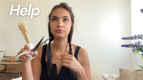 Cutting My Hair Really Short Youtube