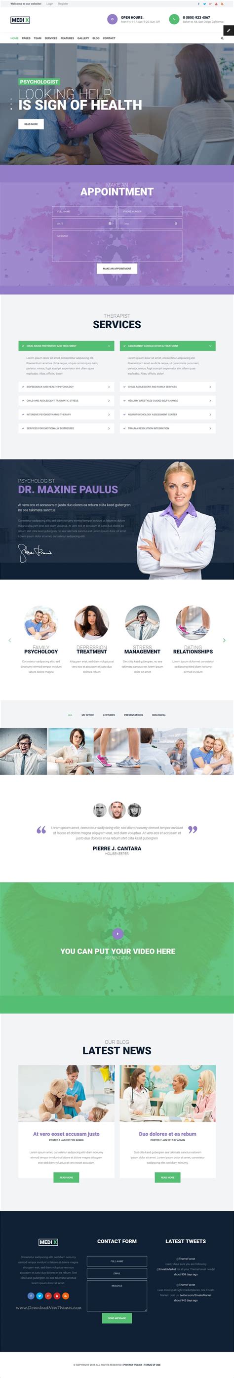 Medix Medical Clinic Html Template With Builder And Dashboard Pages