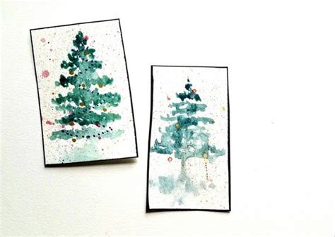 105 decorating ideas for the most festive christmas ever. 4 Easy DIY Watercolor Christmas Cards