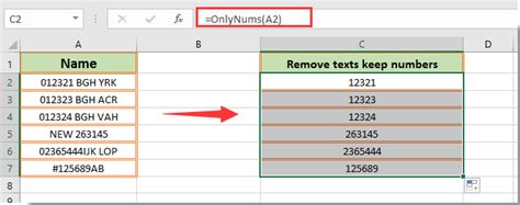 How To Remove Only Text From Cells That Containing Numbers And Texts In