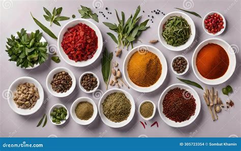 Malaysian Food - Herbal Essence: Culinary Harmony Stock Photo - Image