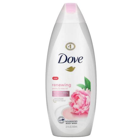 Dove Nourishing Body Wash Renewing Peony And Rose Oil 22 Fl Oz 650 Ml