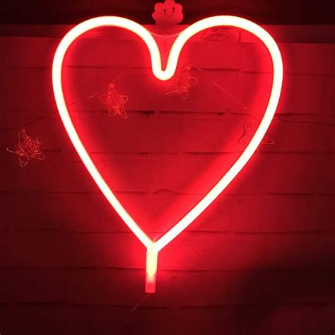 Neon Red Heart Red Aesthetic Dark Red Wallpaper Red Aesthetic Grunge