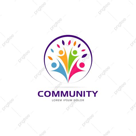 Círculo Colorido Comunidad Logo Símbolo Descarga Gratuita De Plantilla