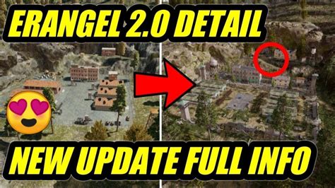 Erangel 2.0 is coming into pubg mobile with the new visual update and revamp to the map will offer players a refreshing experience when playing on this the pubg mobile erangel 2.0 release date is tba to be announced. THE NEW ERANGEL 2.0 coming to pubg mobile soon - This is ...