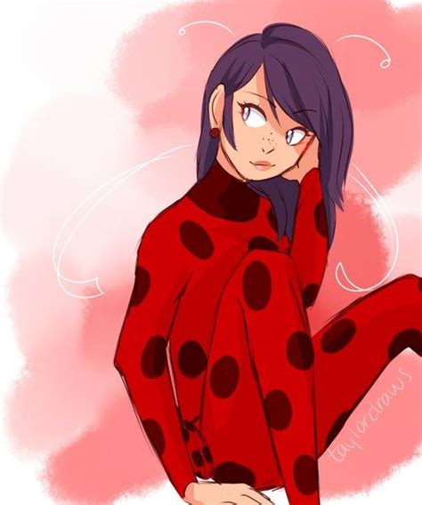 Marinette Ladybug With Her Hair Down Miraculous Ladybug In 2019