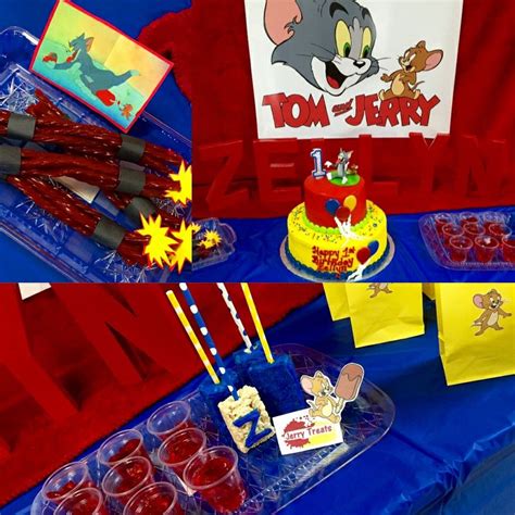 tom and jerry theme birthday party