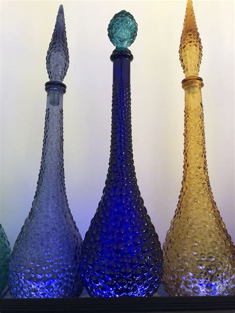 Vintage Glass Genie Bottle Rare Cobalt Blue Unfortunately No Stopper One Day Ill Get One