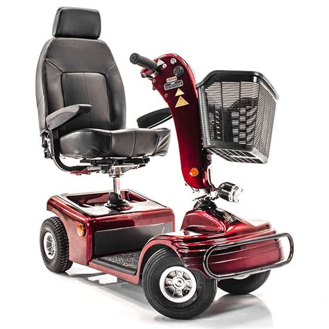 Shoprider Sunrunner 4 Wheel Mobility Scooter 300lbs Red
