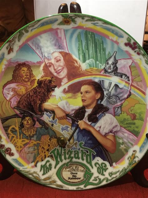 Over The Rainbow Wizard Of Oz Musical Plate