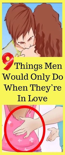 9 Things Men Would Only Do When Theyre In Love Awarenesses