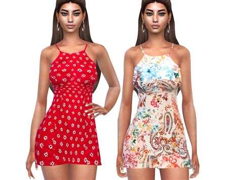Summer Floral Dresses By Saliwa At Tsr Sims 4 Updates
