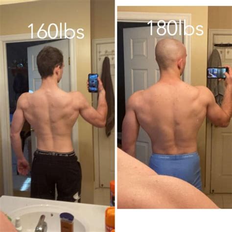 Before And After Lbs Muscle Gain Foot Male Lbs To Lbs