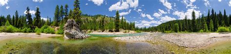 Body Of Water Near A Forest Panoramas Nature River Landscape Hd