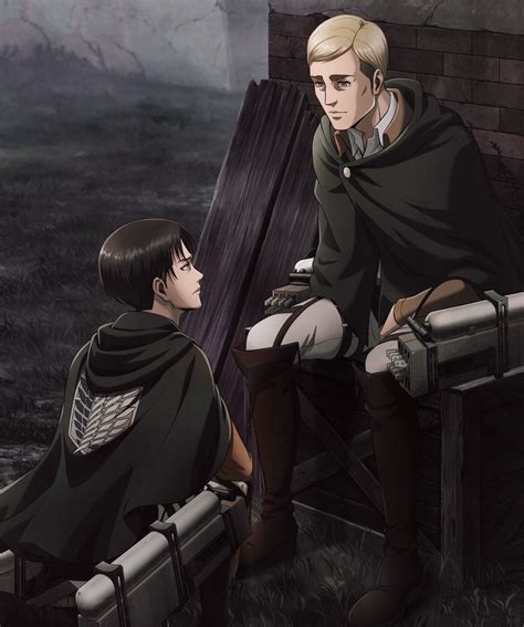 Juliet ☁️ On Twitter If Eruri Not Canon Why Is Levi Literally Proposing To Erwin 🎤 T