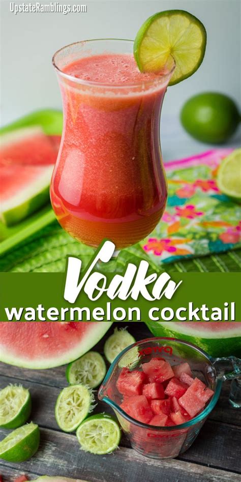 Vodka watermelon cocktails are the perfect refreshing drink to sip on this summer! Vodka Watermelon Cocktail | Watermelon cocktail ...
