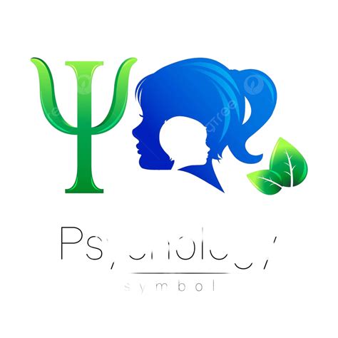 Logo Psikologi Modern Dengan Kepala Perempuan Dan Huruf Psi Vektor Jiwa Kesehatan Rancangan
