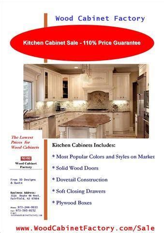 We are a factory direct cabinet supplier located in fairfield nj, and we service the needs of homeowners, contractors, and builders. Kitchen Cabinet Sale 110 Price Guarantee FOR SALE from ...