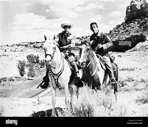 The Lone Ranger 1956 Nfilm Still With Clayton Moore In The Title