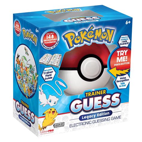 Ultra Pro Pokemon Trainer Guess Legacy Electronic Guessing Game Gamestop