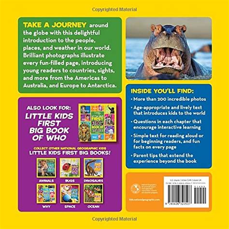 National Geographic Little Kids First Big Book Of The World Import It All