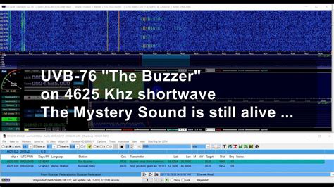 Uvb 76 The Buzzer On 4625 Khz Shortwave The Mystery Sound Is Still