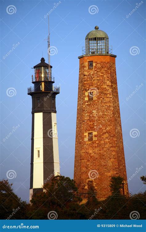 Cape Henry Lighthouse Old And New Royalty Free Stock Images Image