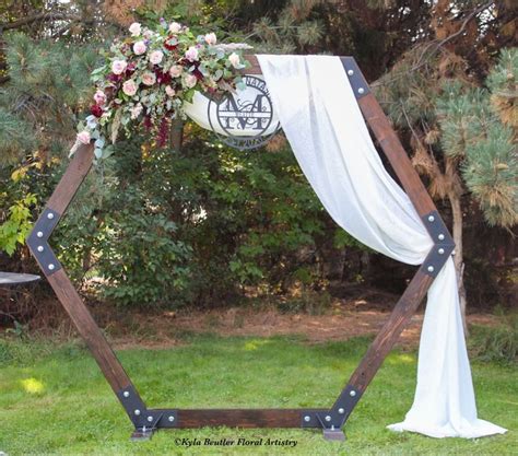 Octagon Wedding Arch Arch Decoration Wedding Wedding Arch Flowers