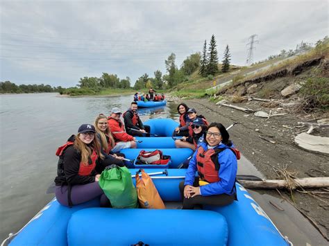 Rafting Down The Bow River
