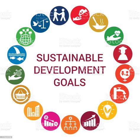 Sustainable Development Goals Round Concept Stock Illustration ...