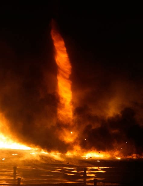 Fire Tornado Seen Spinning Over Hungary