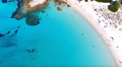 Punta Molentis Vista Dal Drone Villasimius Video Sardegna 2024