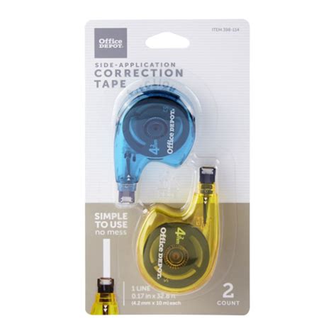 Office Depot® Brand Correction Tape With Mini Roller Head 394 White
