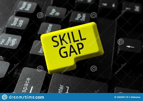 Inspiration Showing Sign Skill Gap Business Idea Refering To A Person S Weakness Or Limitation