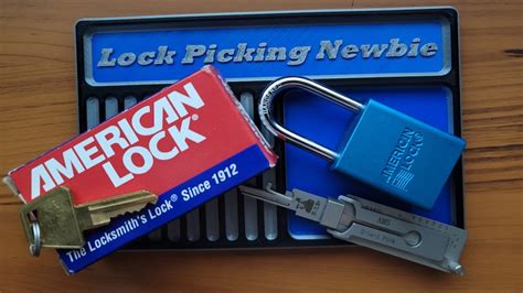 Video 45 Newbie Vs American Lock 1100 Series Using Lishi Am5 Tool