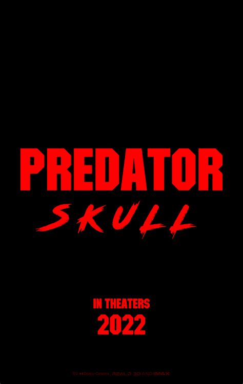 Predator Skull Movie Poster 2022 By Andrewvm On Deviantart