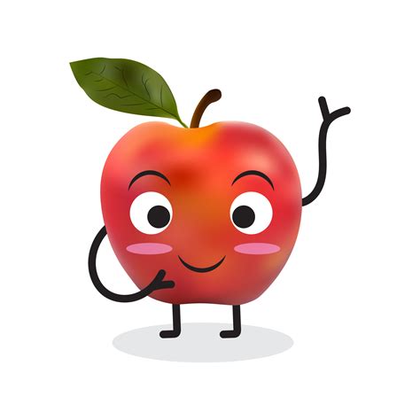 Apple Cartoon Character 9932009 Png