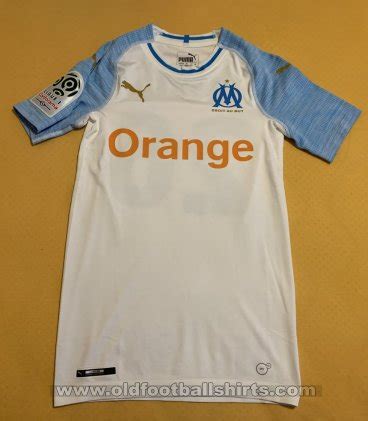 Create shirt with the font olympique de marseille 2020/21. Olympique Marseille Home football shirt 2018 - 2019 ...