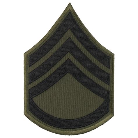 Rank Insignia Us Chevron Textile Large Staff Sergeant Rank Insignia