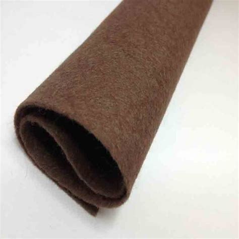 Brown Felt Fabric Needle Felt Texture Supplies